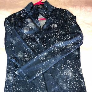NWOT Northface 1/4zip snowy pullover